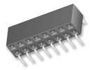 Samtec BCS-104-L-D-HE BCS-104-L-D-HE PCB Receptacle Board-to-Board 2.54 mm 2 Rows 8 Contacts Through Hole Mount Tiger Claw BCS