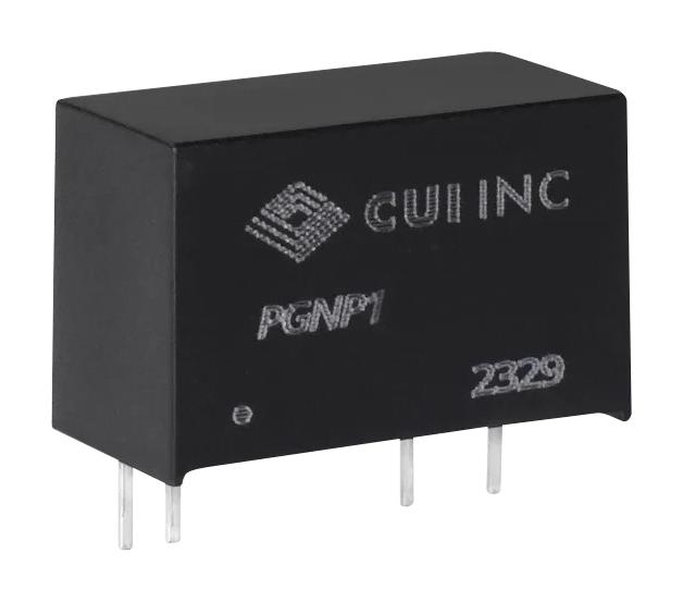 CUI PGNP1-S24-D12-S Isolated Through Hole DC/DC Converter, ITE & Medical, 1:1, 1 W, 2 Output, 12 V, 42 mA