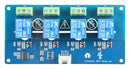 SEEED STUDIO 103020133 Relay Board, with Cable, Acrylic Case, SPDT, 4 Channel, 5V, Arduino Board