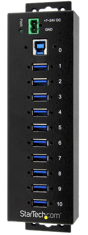 Startech ST1030USBM ST1030USBM Hub 10 Port Industrial USB 3.0