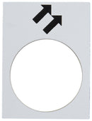 SCHNEIDER ELECTRIC ZB2BY4964 LEGEND PLATE, 30MM X 40MM, PENDANT CNTRL