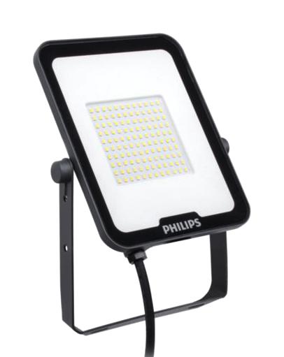 PHILIPS LIGHTING 9.11402E+11 Floodlight, LED, 3000K, 5500 lm, 50 W, IP65, 110&deg; x 110&deg; Beam Angle, 232 mm L x 173 mm W x 26.1 mm D