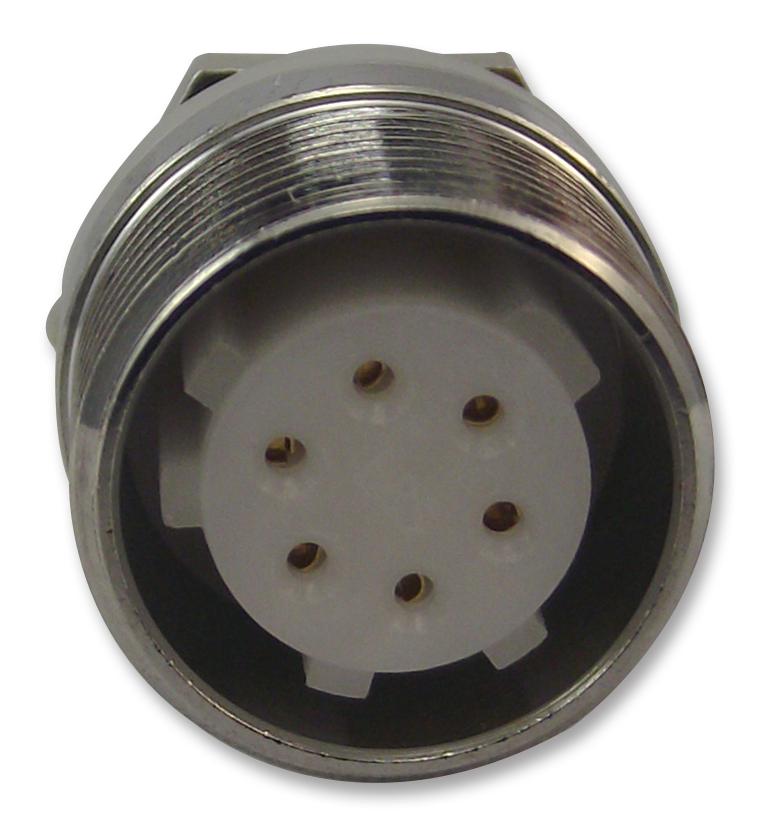 HIROSE(HRS) SR30-10R-6S(71) SR30-10R-6S(71) Circular Connector SR30 Series Panel Mount Receptacle 6 Contacts Solder Socket Metal Body