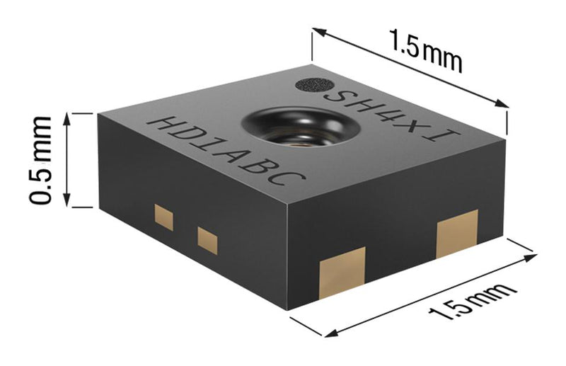 SENSIRION SHT40I-HD1B-R2 Temperature and Humidity Sensor, 0 to 100% RH, -40&deg;C to 125&deg;C, Analogue, DFN-4, 4.5 V to 5.5 V