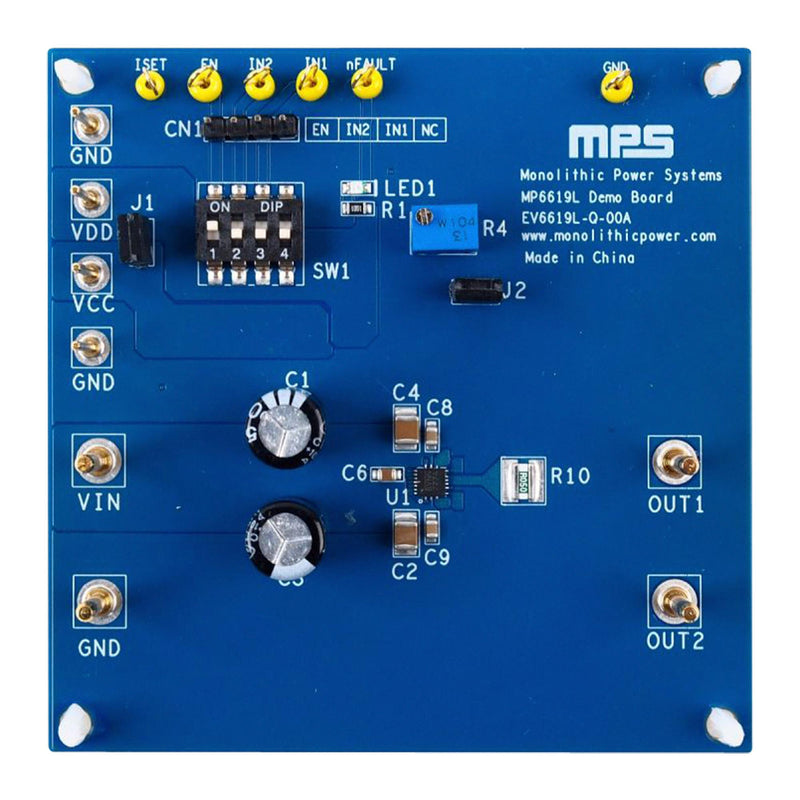 Monolithic Power Systems (MPS) EV6619L-Q-00A EV6619L-Q-00A Evaluation Board MP6619LGQ H-Bridge Motor Driver Management-Motor Control New