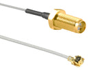 LINX - TE CONNECTIVITY CSI-RGFB-200-UFFR RF / Coaxial Cable Assembly, U.FL Plug to SMA RP Bulkhead Jack, 1.13mm, 50 ohm, 0.7 ft, 200 mm