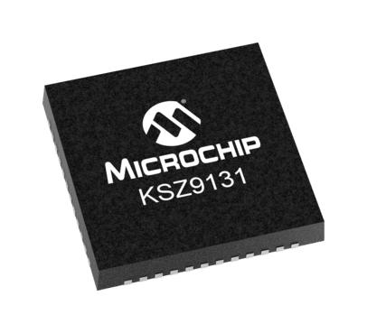 Microchip KSZ9131RNXI KSZ9131RNXI Ethernet Controller Ieee 802.3 3.135 V 3.63 QFN 48 Pins