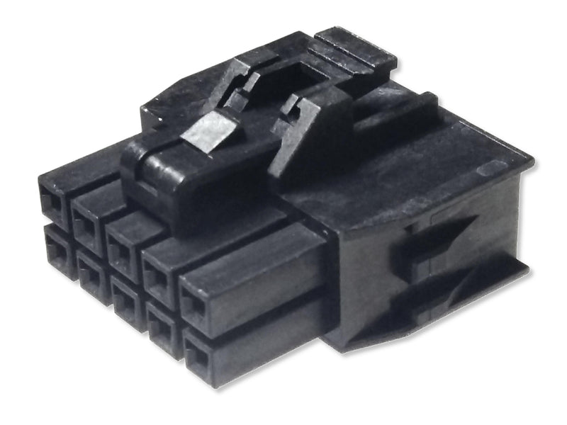 Multicomp PRO MP-5550-10-BK MP-5550-10-BK Connector Housing Black MP WTB 2.5MM Receptacle 10 Ways 2.5 mm