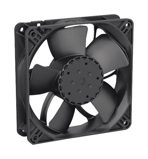 EBM-PAPST 4314NH DC Axial Fan, 24 V, Square, 119 mm, 32 mm, Ball Bearing, 129 CFM