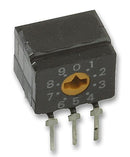 OMRON ELECTRONIC COMPONENTS A6C-10R(N) Rotary Switch, 10 Position, 1 Pole, 36 &deg;, 250 V, A6C