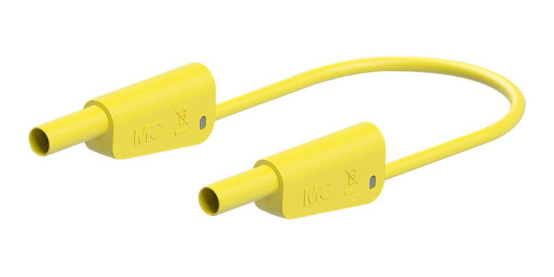 Staubli 66.2013-10024 66.2013-10024 Banana Test Lead 4mm Stackable Plug Shrouded