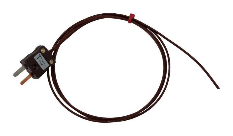 LABFACILITY ZX-T-2-C7-MP-I Thermocouple, IEC, T, -75 &deg;C, 260 &deg;C, 6.6 ft, 2 m XF-2258-FAR