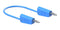 Staubli 64.1030-20023 64.1030-20023 Banana Test Lead 30 VAC 4mm Stackable Plug 78.74 " 2 m Blue