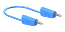 Staubli 64.1034-20023 64.1034-20023 Banana Test Lead 30 VAC 4mm Stackable Plug 78.74 " 2 m Blue