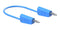 Staubli 64.1034-10023 64.1034-10023 Banana Test Lead 30 VAC 4mm Stackable Plug 39.37 " 1 m Blue