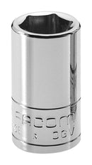 Facom R1PICO R1PICO Socket Set 5 x 1/4" Metric 6 Point 6/8/10/12/13mm Sockets Ratchet Extension