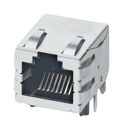 PHOENIX CONTACT 1099280 Modular Connector, RJ45 Jack, 1 x 1 (Port), 8P8C, Cat6a, IP20, Through Hole Mount