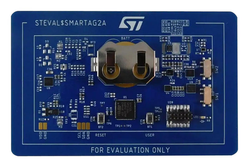 STMICROELECTRONICS STEVAL-SMARTAG2 Evaluation Board, ST25DV64KC-JF6D3, NFC/RFID Tag, RF/IF