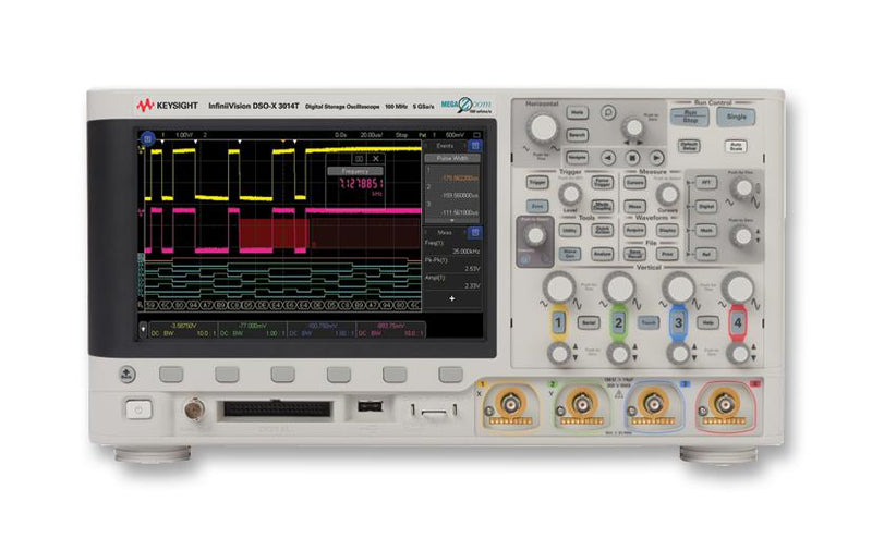 Keysight Technologies DSOX3014T DSOX3014T Digital Oscilloscope Infiniivision 3000T X 4 Channel 100 MHz 5 Gsps Mpts 3.5 ns