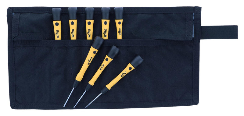 WIHA 27396 ESD SAFE SCREWDRIVER SET, 8PC