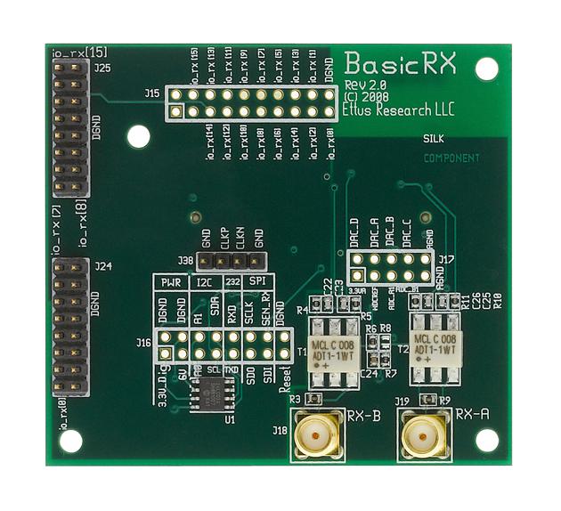 NI 782750-01 Daughter Board, Ettus Research, BasicRX USRP, 1 MHz to 250 MHz