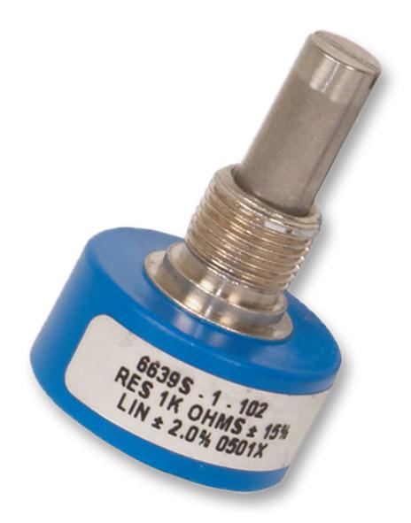 Bourns 6639S-1-203 6639S-1-203 Rotary Potentiometer Precision Continuous Turns 20 Kohm 1 Linear W &plusmn; 15% 6639S