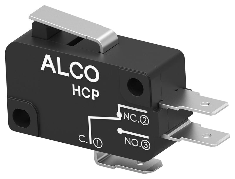 ALCOSWITCH - TE CONNECTIVITY HCP16DTD1S04. MICROSWITCH, SPDT, 16A, 250VAC