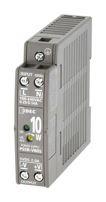 Idec PS5R-VB05 PS5R-VB05 AC/DC DIN Rail Power Supply (PSU) ITE 1 Output 10 W 5 VDC 2 A