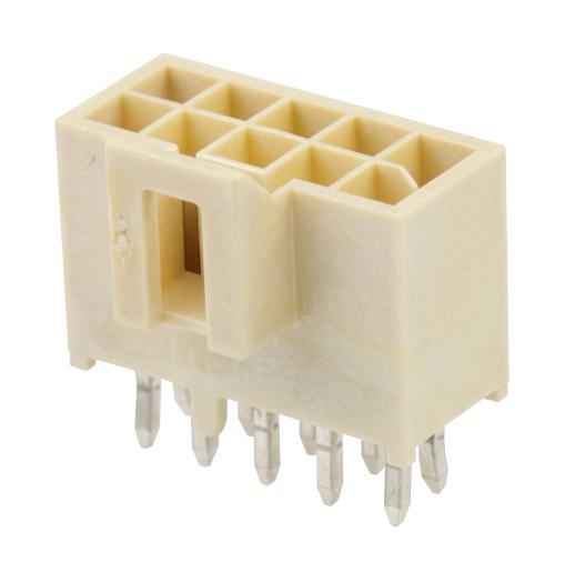 Molex 105310-2210 105310-2210 Pin Header Power Wire-to-Board 2.5 mm 2 Rows 10 Contacts Through Hole Straight