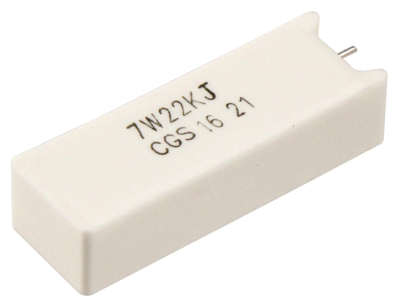 CGS - TE Connectivity SQMR722KJ SQMR722KJ Through Hole Resistor 22 Kohm SQ 7 W &plusmn; 5% Radial Leaded 500 V