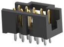 TE CONNECTIVITY 2MM-HSP-D05-VT-02-H-TB Pin Header, Board-to-Board, Wire-to-Board, 2 mm, 2 Rows, 10 Contacts, Through Hole Straight