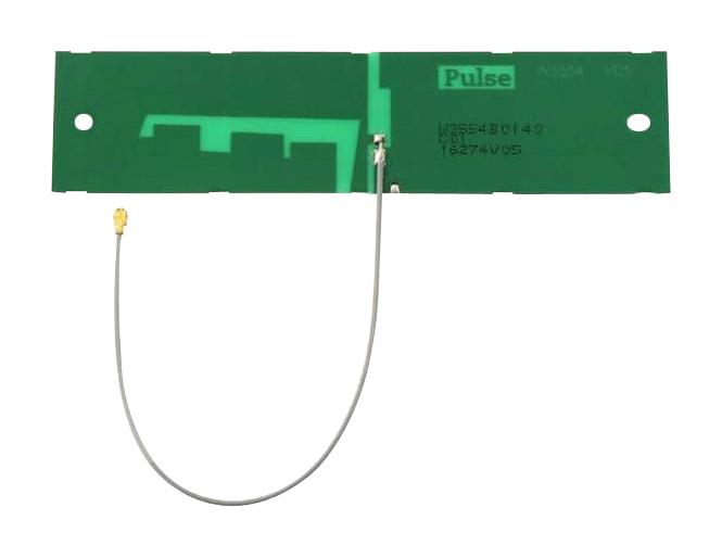 Pulse Electronics W3554G0384 W3554G0384 RF Antenna 4.9 GHz to 6 Monopole 3.5 dBi 50 ohm Adhesive