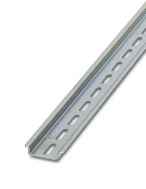 Phoenix Contact NS 35/ 75 PERF (18X52)2000MM NS Perf (18X52)2000MM DIN Mounting Rail Perforated Terminals 2 m 7.5 mm 35 Steel