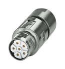 PHOENIX CONTACT 1628843 Sensor Connector, M23 PRO Series, M23, Female, 5 Power + PE Positions M23-5ES198A9L25S