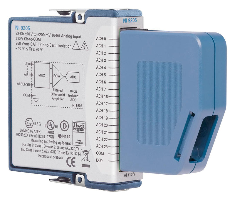 NI 785188-01 785188-01 Voltage Input Module C Series NI-9220 100 Ksps 16bit -10 to 10V CompactDAQ/RIO Systems Spring