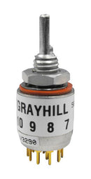 Grayhill 50D60-01-1-AJN 50D60-01-1-AJN Rotary Switch 6 Position 1 Pole 60 &deg; 150 mA 115 V 50 Series New