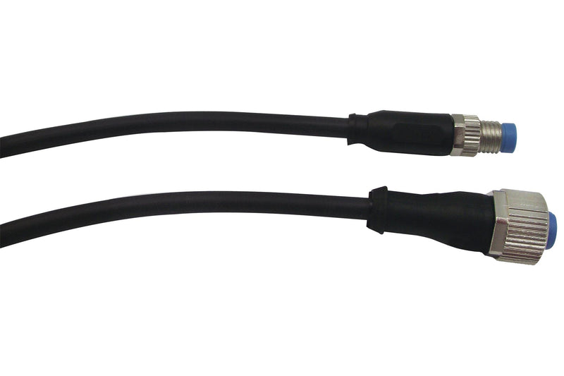 TE Connectivity 2273109-4 2273109-4 Sensor Cable AMP M8 Plug M12 Receptacle 4 Positions 1.5 m 4.9 ft M8/M12 Connector System