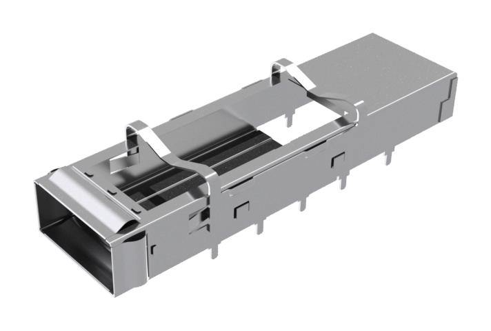 Amphenol Communications Solutions UE36C1620005011 UE36C1620005011 Cage QSFP-DD 1 x (Single) Without Heat Sink Light Pipe Press-Fit