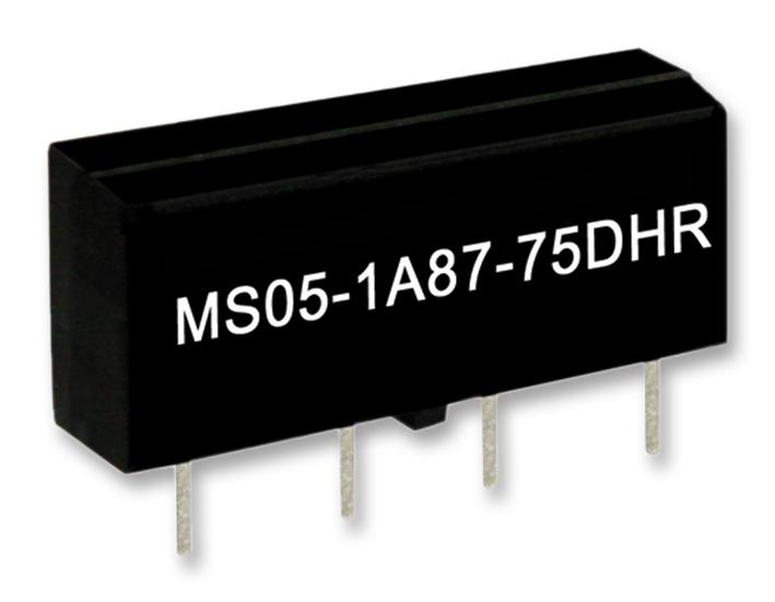 Standexmeder MS05-1A87-75LHR MS05-1A87-75LHR Reed Relay SPST-NO 5 VDC MS Through Hole 500 ohm mA