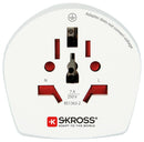 Skross 1.500225-E 1.500225-E Mains Adapter Australia/China Brazil Euro Italy Japan/US Switzerland UK 7 A White 250 V New