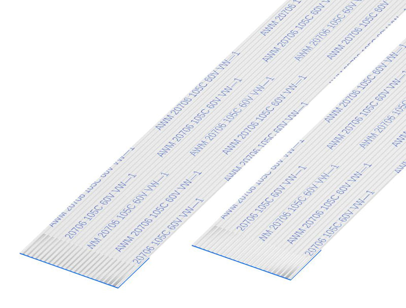 GCT (GLOBAL CONNECTOR TECHNOLOGY) 05-33-A-0101-A-4-06-4-T FFC / FPC Cable, 33 Core, 0.5 mm, Same Sided Contacts, 4 ", 101 mm, White