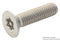 TR FASTENINGS M3 12 M4A2MC S50 CSK T10 Security Screw, Security, Tamperproof, Stainless Steel A2, Flat / Countersunk Hex Socket, 12 mm, M3