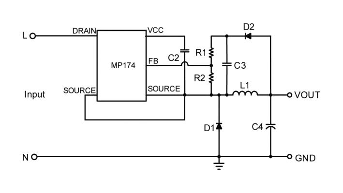 Monolithic Power Systems (MPS) MP174AGJ-Z MP174AGJ-Z AC/DC Converter IC Boost Buck Buck-Boost Flyback 85 VAC to 265 5W TSOT-23-5