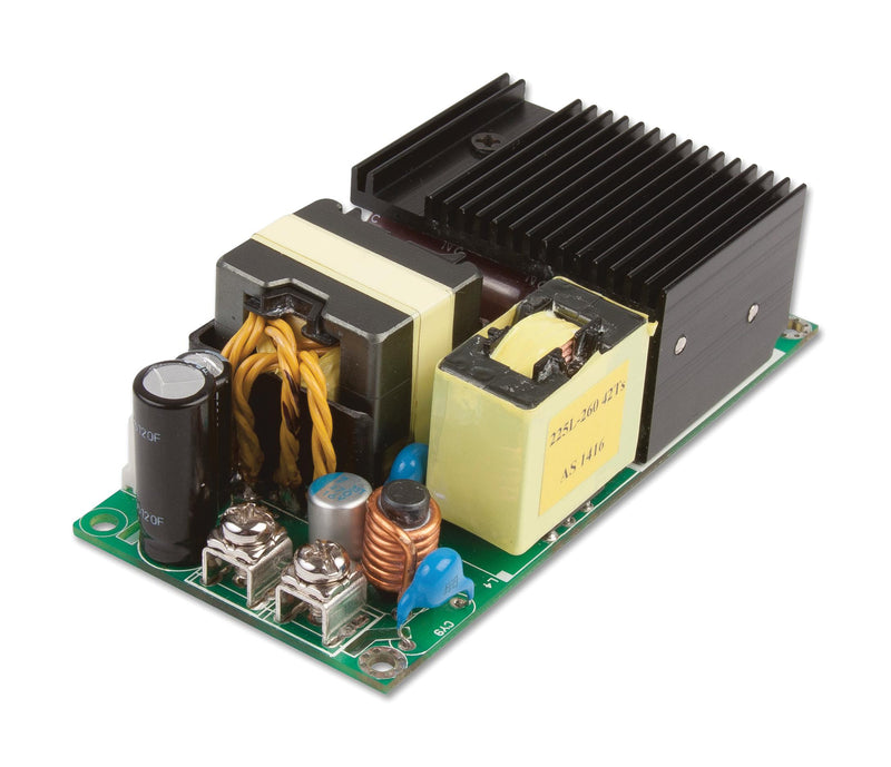 XP POWER EPL225PS12 AC/DC Open Frame Power Supply (PSU), ITE & Medical, 1 Output, 225W @ 10CFM, 150 W