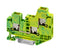 PHOENIX CONTACT 1329507 DIN Rail Mount Terminal Block, 3 Ways, 20 AWG, 8 AWG, 6 mm&sup2;, Push-X