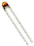 VISHAY NTCLE100E3474HB0A NTC Thermistor, 470 kohm, 4570 K, Through Hole, Radial Leaded, -40&deg;C to 125&deg;C, NTCLE100E3 Series