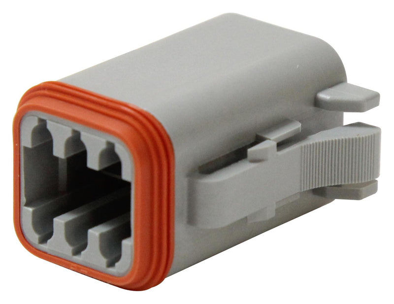 Amphenol SINE/TUCHEL AT06-6S AT06-6S Automotive Connector Housing AT Plug 6 Ways Series Socket Contacts Thermoplastic Body