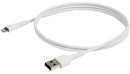 STARTECH RUSBLTMM2M USB Cable, Type A Plug to Lightning Plug, 2 m, 6.6 ft, USB 2.0, White GTIN UPC EAN: 0065030878418