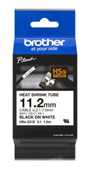 Brother HSE231E HSE231E Wire Marker Heat Shrinkable Sleeve Blank (No Legend) White 11.7mm x 1.5m 7 mm New