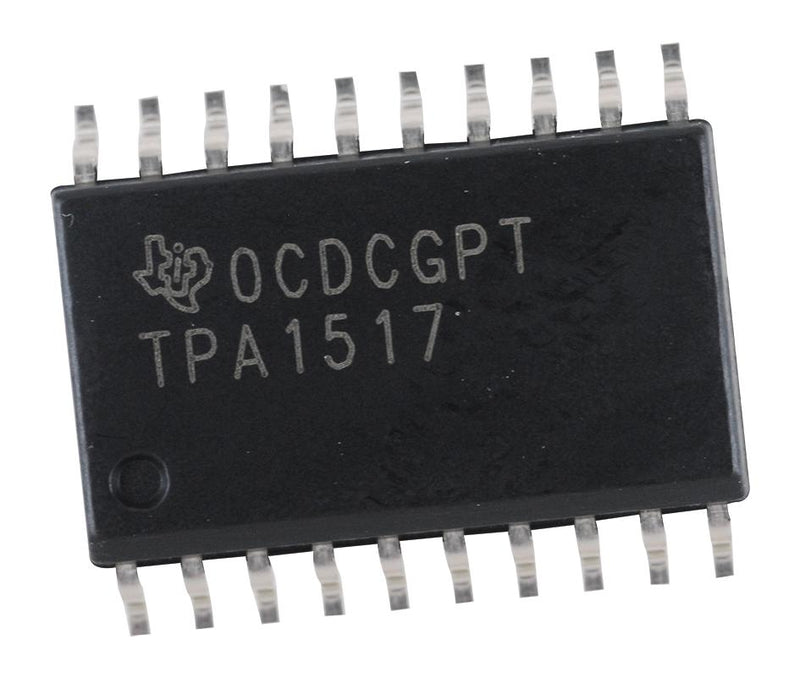 TEXAS INSTRUMENTS TPA1517DWPR IC, AUDIO POWER AMP, CLASS AB, 6W, SO-20